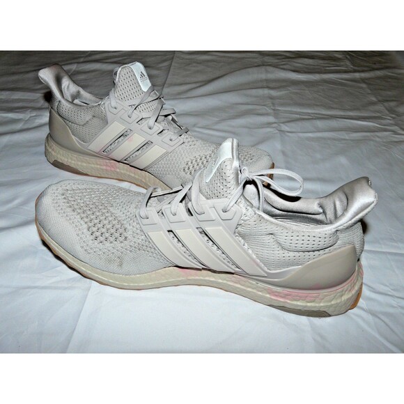 Adidas UltraBoost Sneakers Shoes Men's Size 14 CD4 Alumina JQ2270 | STAINED - Picture 2 of 9